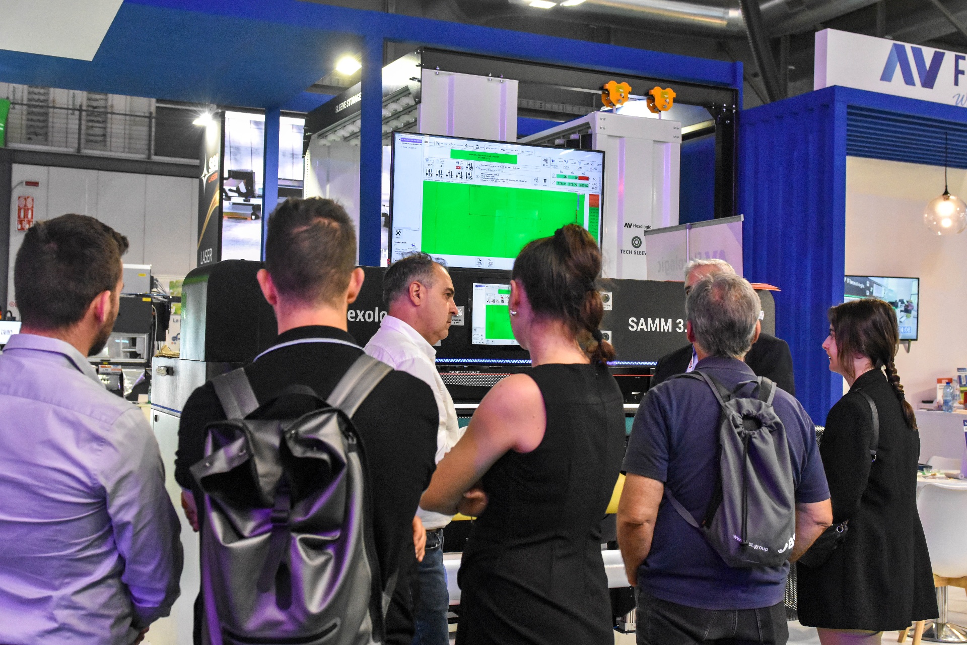 AV Flexologic SAMM 3.0 demonstration at trade show